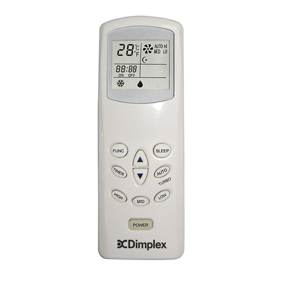 Dimplex 4.5kW Portable Air Conditioner Cooler With Dehumidifier/Window Kit White