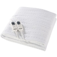 Dimplex Queen Bed Fitted Non-Woven Washable Electric Heated Blanket - White