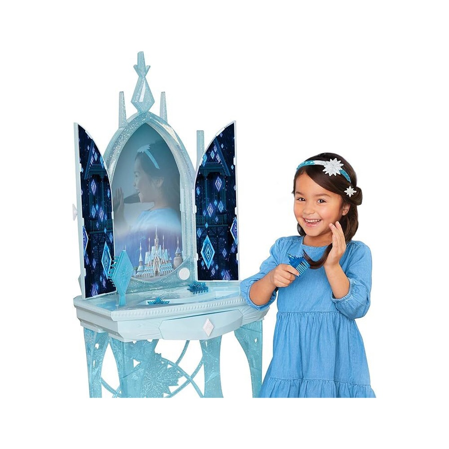 Disney Frozen 2 Elsa's Feature Kids/Childrens Beauty Vanity Playset 3y+