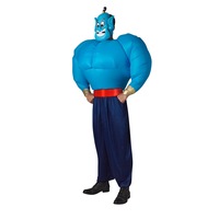 Disney Genie Character Adult Mens Inflatable Dress Up Party Costume Set Size STD