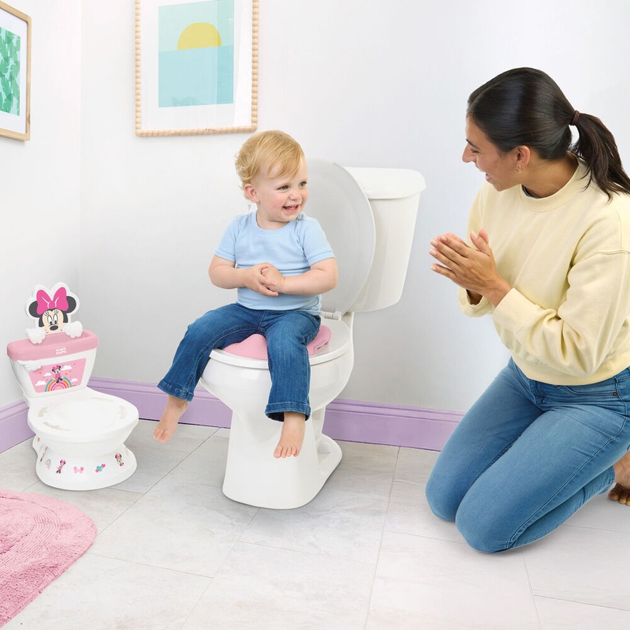 Disney Junior Minnie Mouse My Size Potty 2 in 1 Kids Toilet Training System