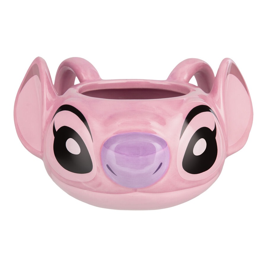 Disney Lilo & Stitch Angel Shaped Cute Ceramic Novelty Coffee/Tea Mug Cup 450ml
