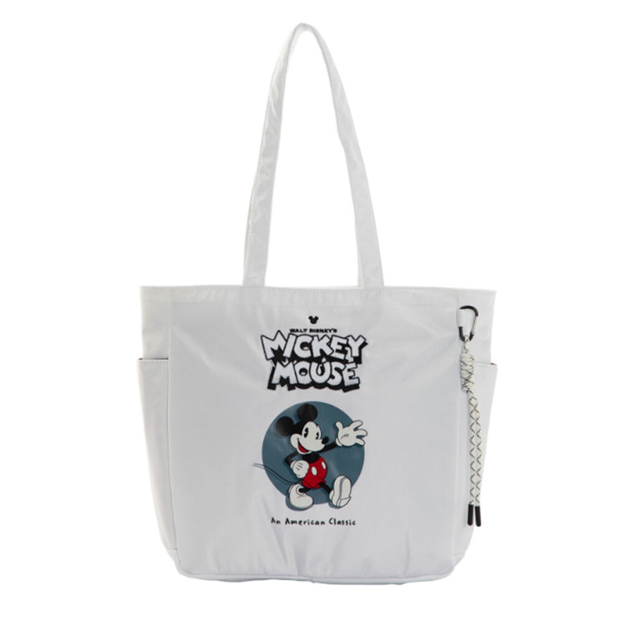 Disney Mickey Mouse Women's Tote Travel Handbag/Shoulderbag 32x32cm White