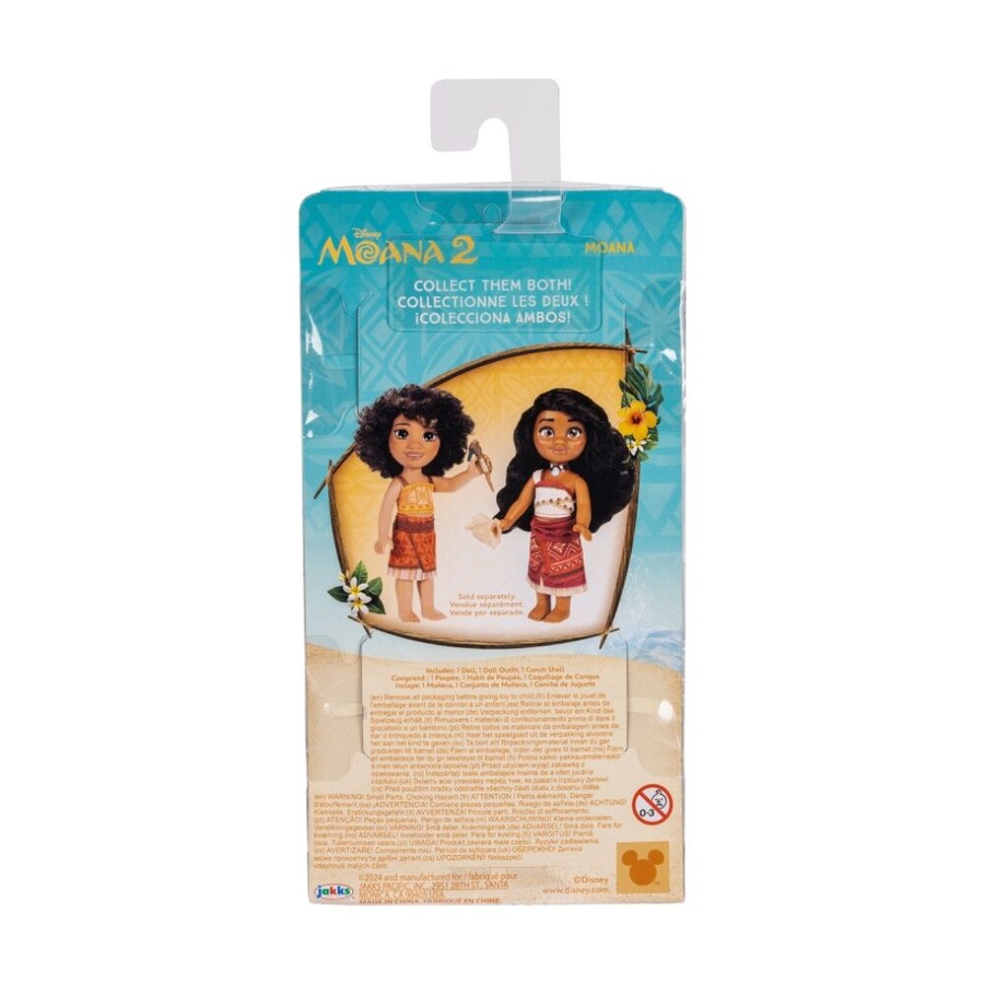 Disney Moana Petite Kids Playing Doll w/ Conch Shell 15cm