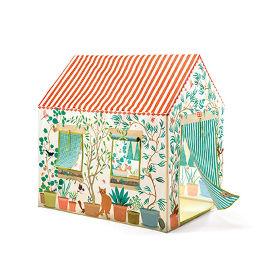 Djeco Maison 52cm Textile Playhouse Kids/Children Outdoor House Play Tent 18m+
