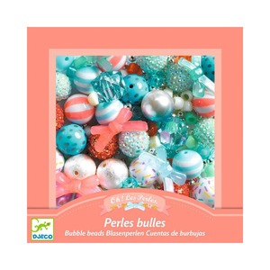 Djeco Silver Bubble Beads 15x15cm Jewelry Making Craft Kit Kids/Children 4y+