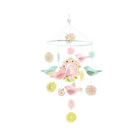 Djeco Spring Birds Paper Mobile Kids Nursery Room 21cm Hanging Decor 0m+