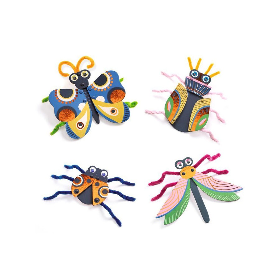 Buy Djeco Yarn Bugs Threading Kids/Children Art/Craft Activity Creative ...