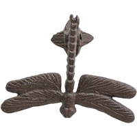 Doorknocker Dragonfly Cast Iron 14.5cm Door Hanging Outdoor Home Decor Brown