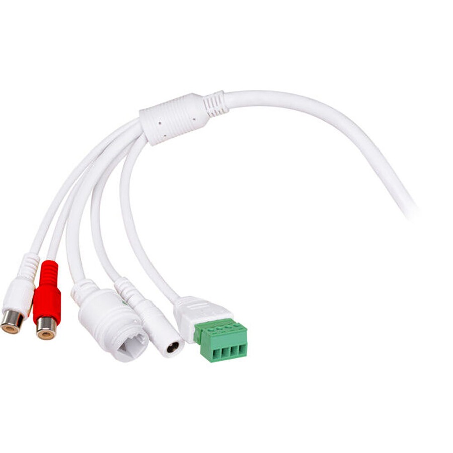 Doss 8MP IR30M IP66 Vandal Proof Dome IP Camera Human Detection CCTV White