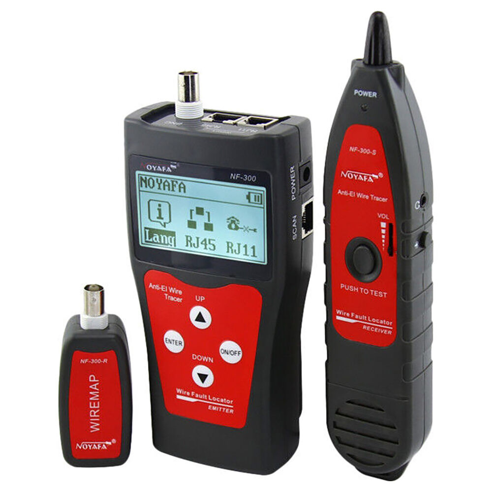 Doss NF300 Network Coax Cable Tester Portable For RJ45/RJ11/USB/BNC Black Australia
