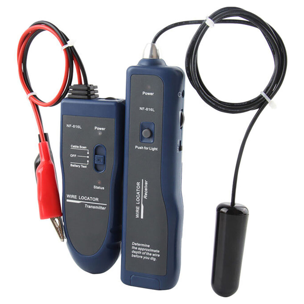 Doss Underground Cable Wire Locator Tool w/ Rechargeable Battery Earphone Australia