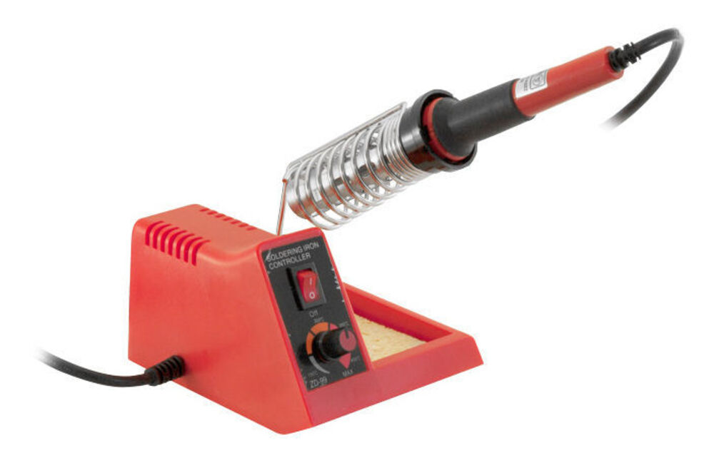 Doss ZD99 48W Soldering Iron Station Kit Adjustable Temp Multi Purpose Tool Red