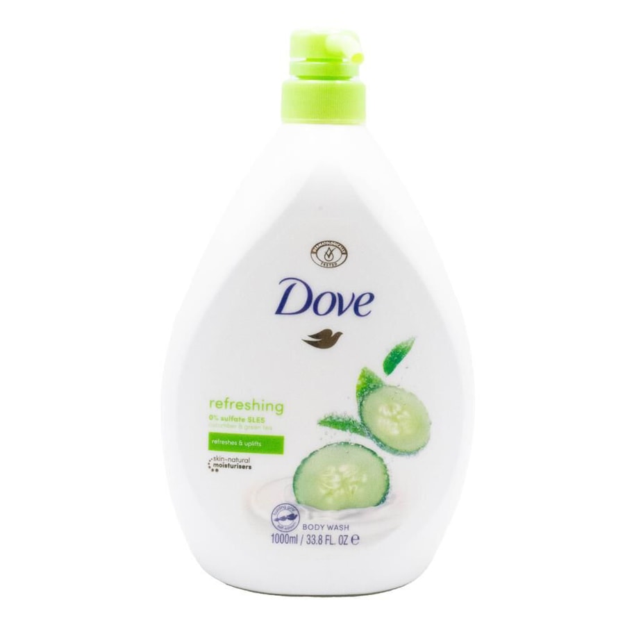 Dove Refreshing 1000ml Body Wash Cucumber & Green Tea Hydrating Care