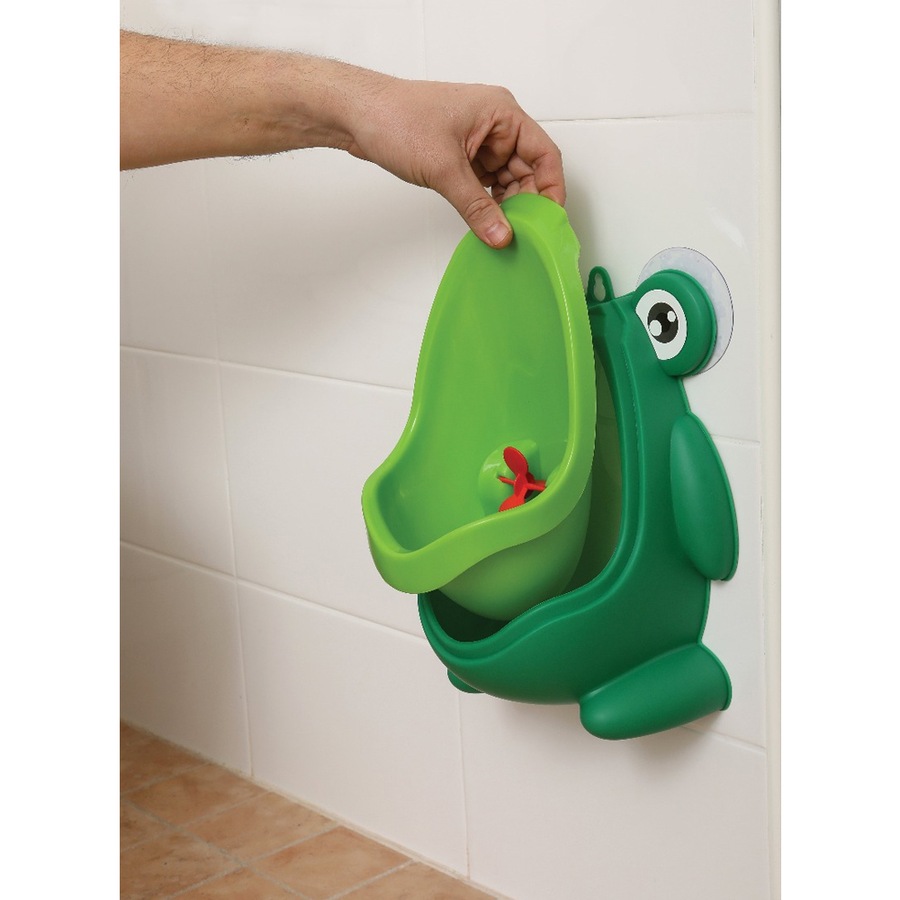Dreambaby Frog Pee-Pod Urinal w/Spinning Target Kid/Toddler Toilet Training 18m+
