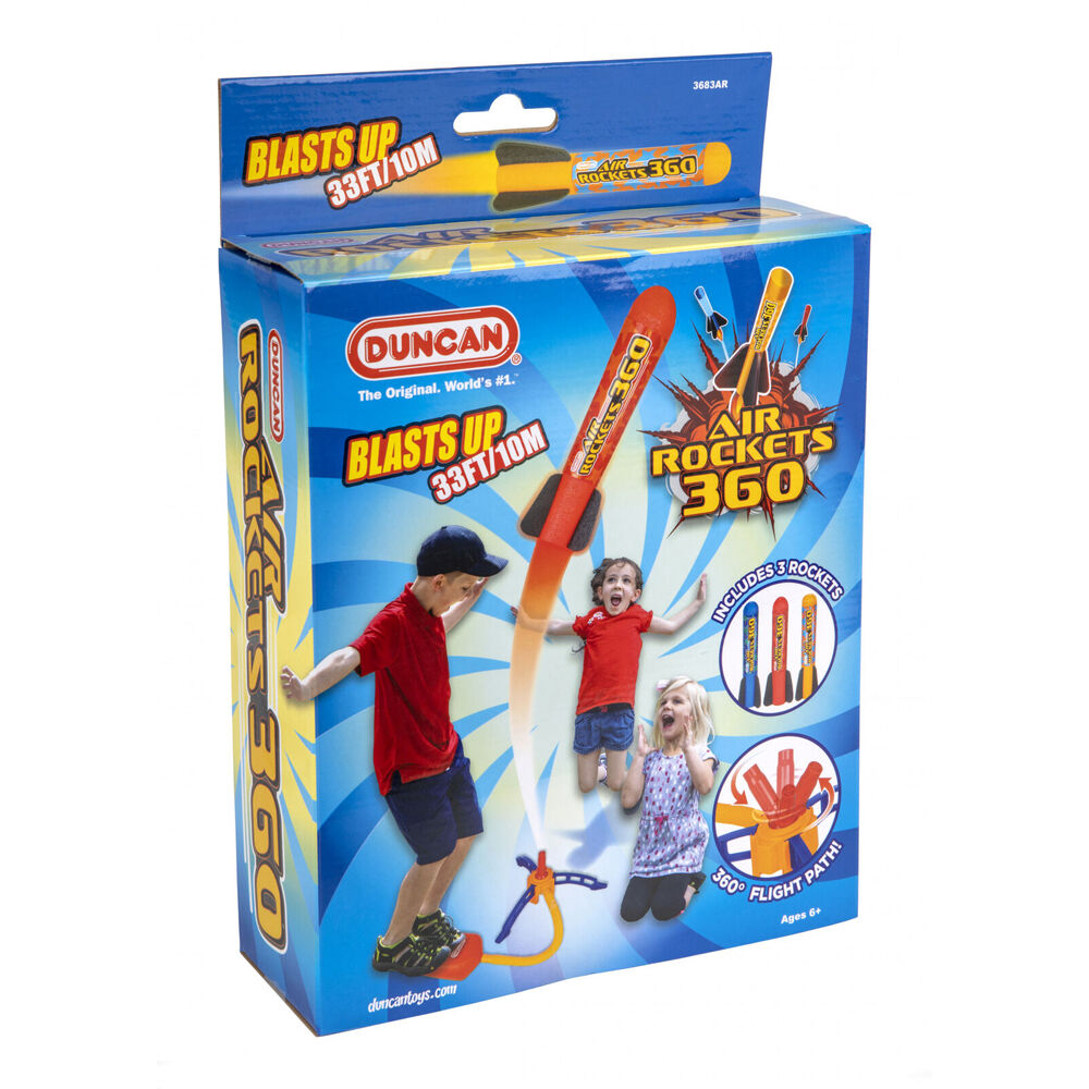 Buy Duncan Air Rockets 360 Box Set Outdoor Fun Interactive Play Toy ...