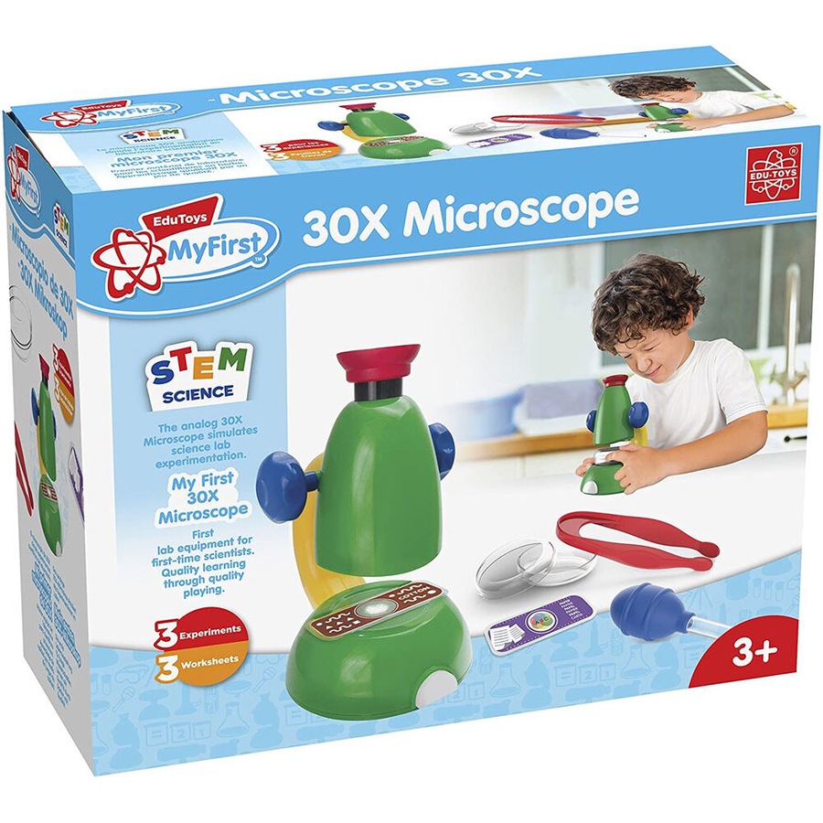 Edu-Toys My First 30x Microscope Kids/Children STEM Learning Science Toy 3y+