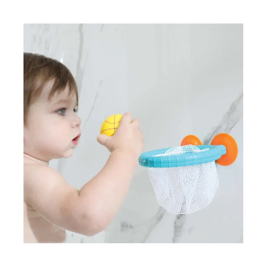 Edushape Basketball & Hoops Sensory Bath Toy Bath-Ketball Toddler 12m+