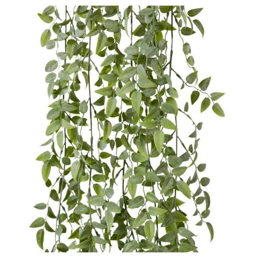 E Style 114cm Angel Leaf Artificial Hanging Plant Faux/Fake Decor Grey/Green