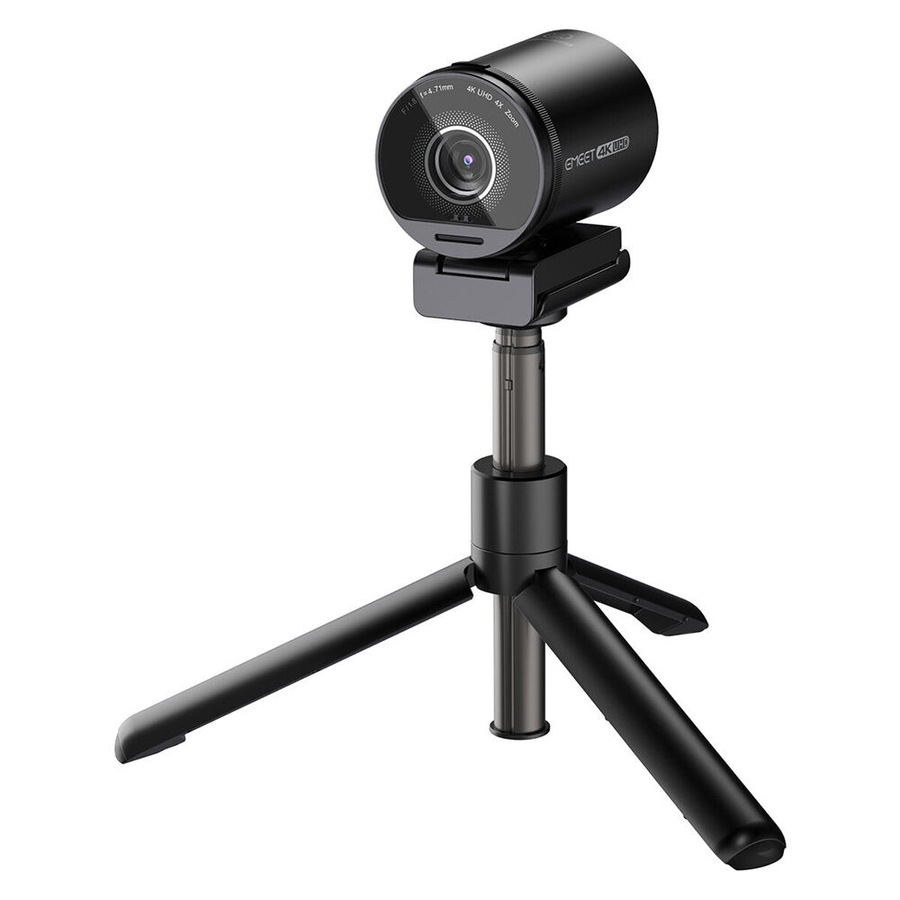 eMeet Desktop/Computer SmartCam S800 UHD 4K Autofocus Live Streaming Webcam