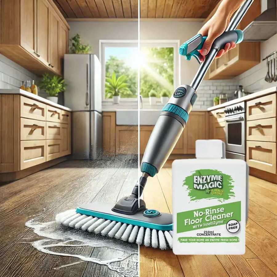 Enzyme Magic No Rinse Floor Cleaner, Heavy Duty Outdoor Cleaner & Glass Cleaner