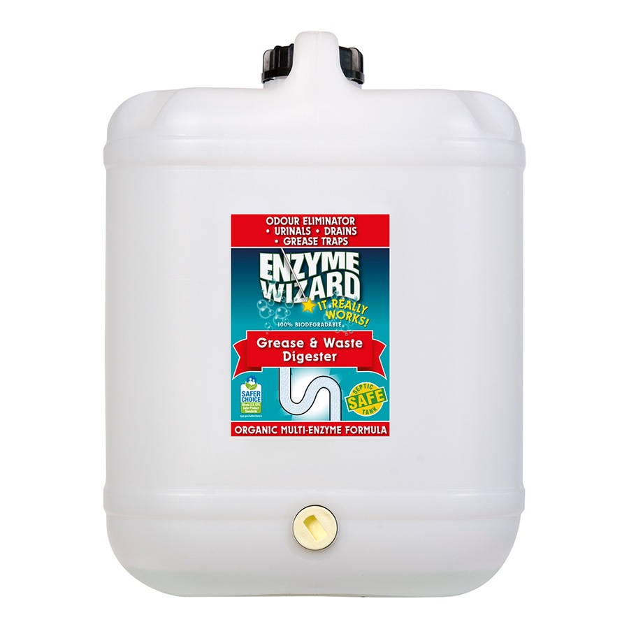 Buy Enzyme Wizard Grease & Waste Digester Urinal/Kitchen Drain Odour ...