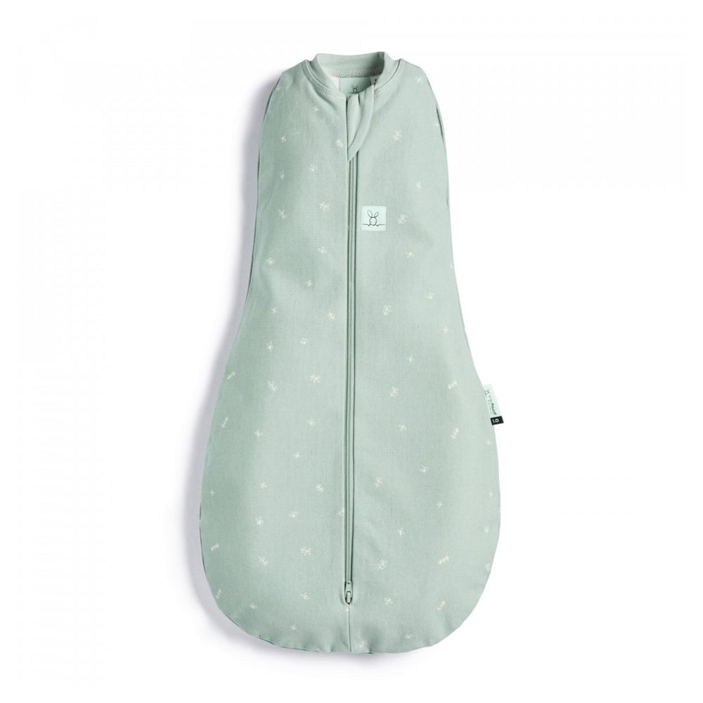 ErgoPouch Cocoon Swaddle Organic Cotton Baby Sleep Bag TOG 1.0 Size 6-12m Sage