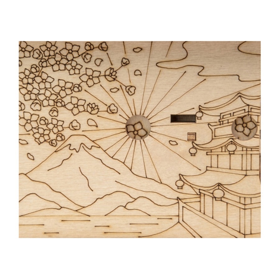 Escape Welt House Of The Dragon Wooden 3D Puzzle Box Kids Solving Mystery Toy