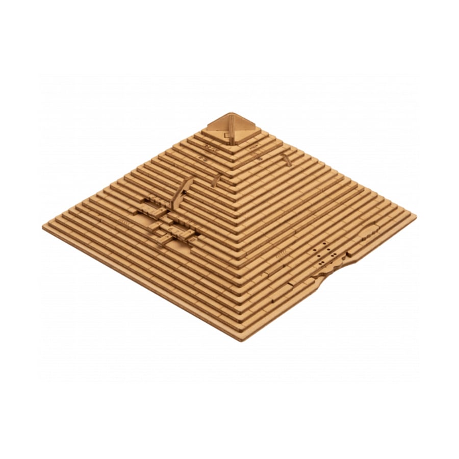 Escape Welt Quest Pyramid Wooden 3D Puzzle Kids/Family Toy w/ Hidden Compartment