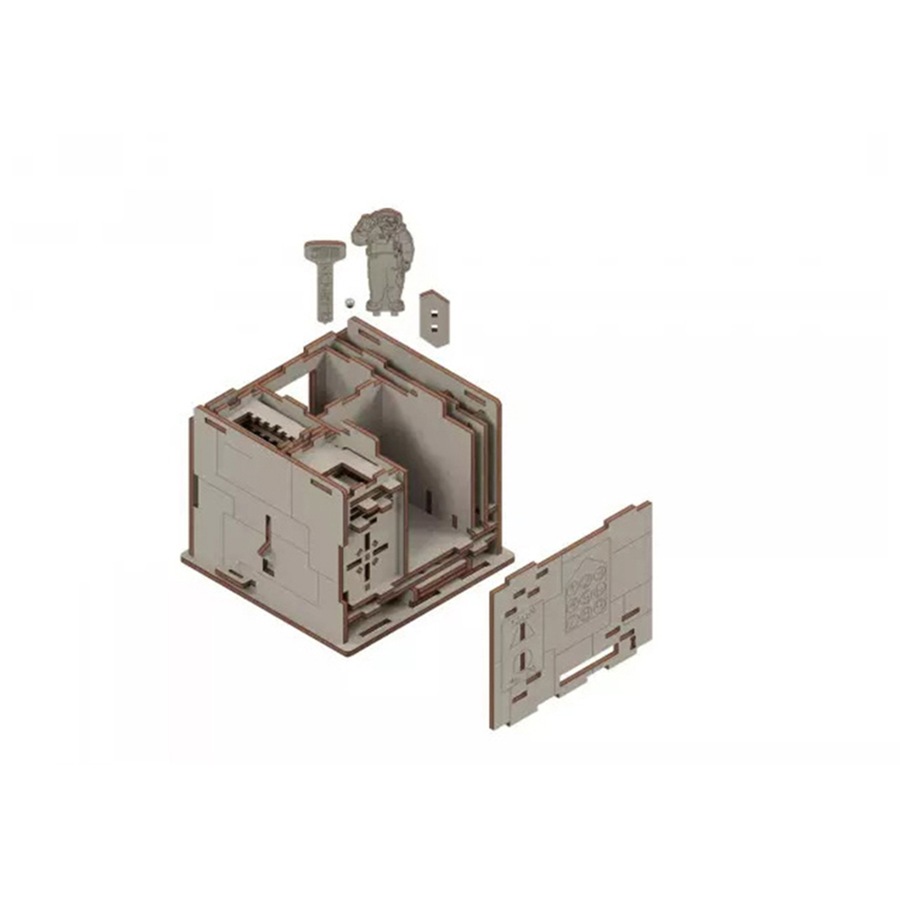 Escape Welt Space Box Constructor Wooden 3D Puzzle Kids Solving Logic Game Toy