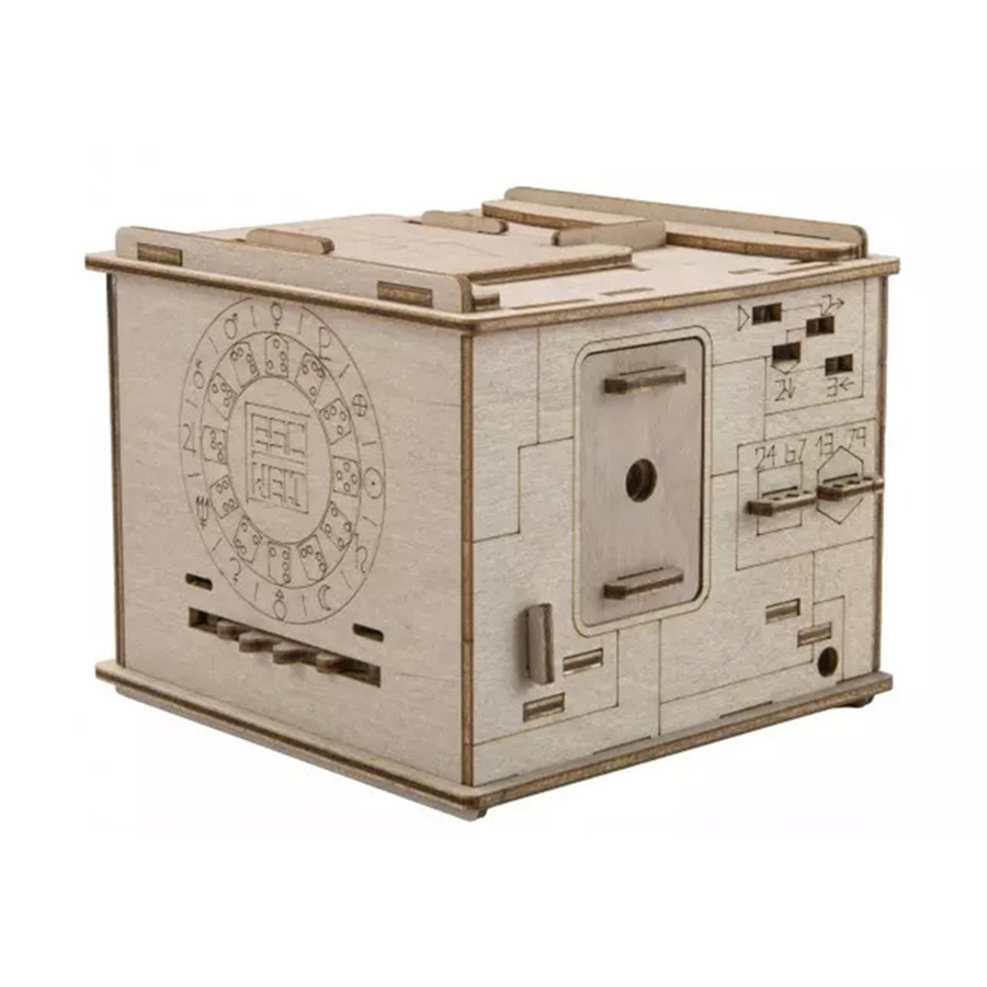 Escape Welt Space Box Constructor Wooden 3D Puzzle Kids Solving Logic Game Toy