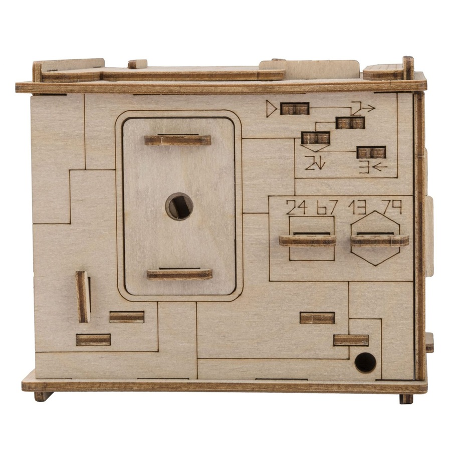 Escape Welt Spacebox Wooden 3D Puzzle Box Kids Challenge/Solving Mystery Toy