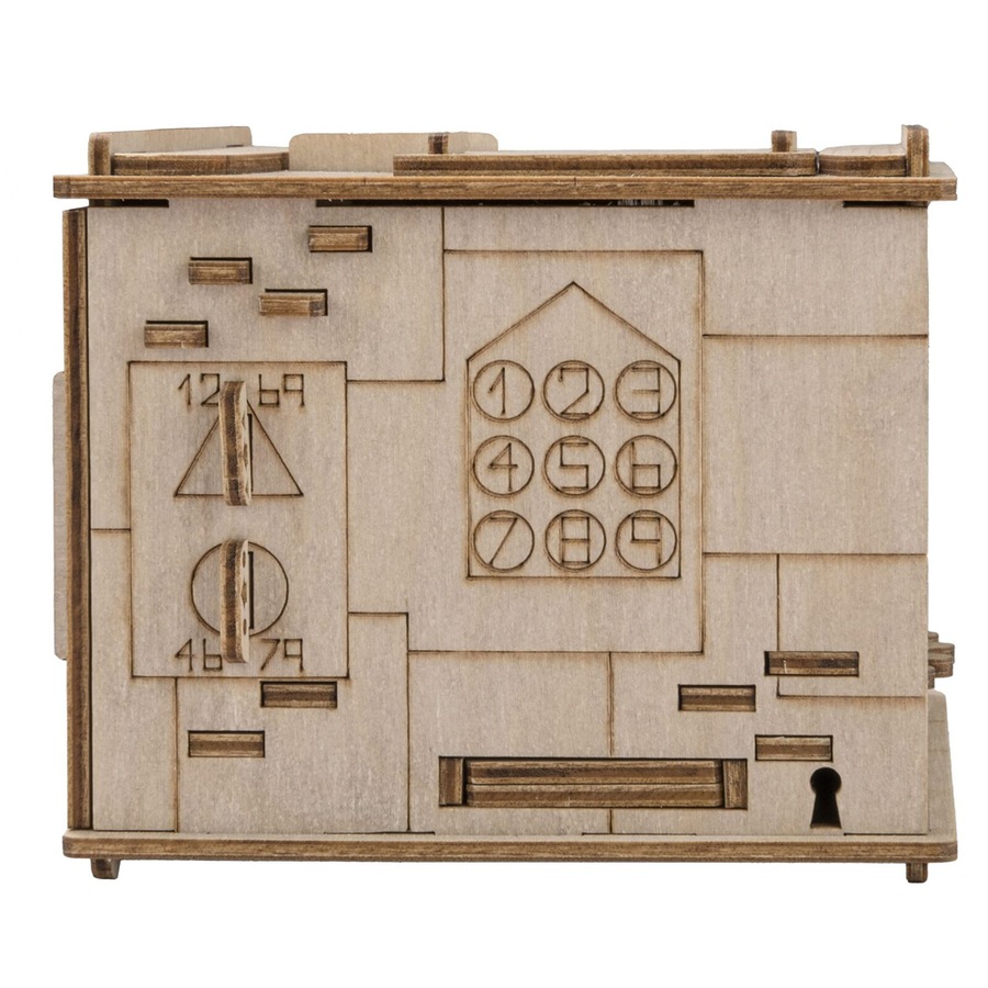Escape Welt Spacebox Wooden 3D Puzzle Box Kids Challenge/Solving Mystery Toy