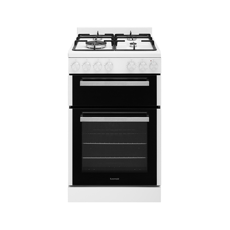 Buy Euromaid 54cm/83L Electric Oven Range Cooker w/ Solid Cooktop Dual ...