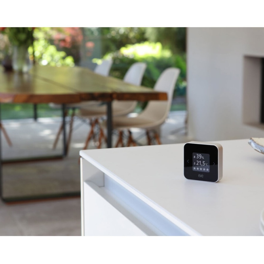 Eve Room 5V Wireless Indoor Air Quality Temperature/Humidity Monitor w/ Thread