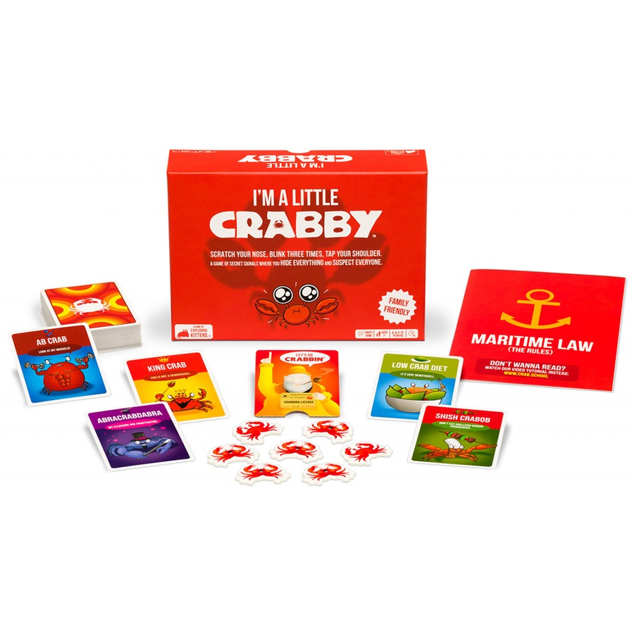 Exploding Kittens I'm A Little Crabby Party Card Game Family Kids/Children 7y+