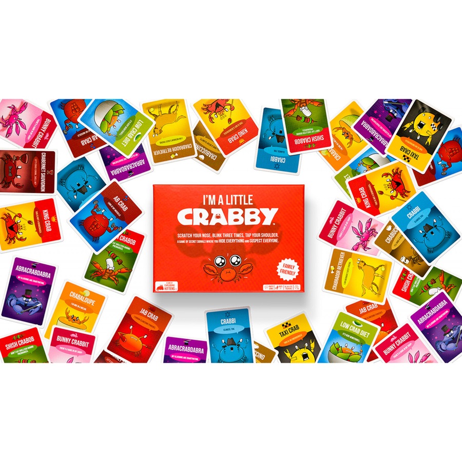 Exploding Kittens I'm A Little Crabby Party Card Game Family Kids/Children 7y+