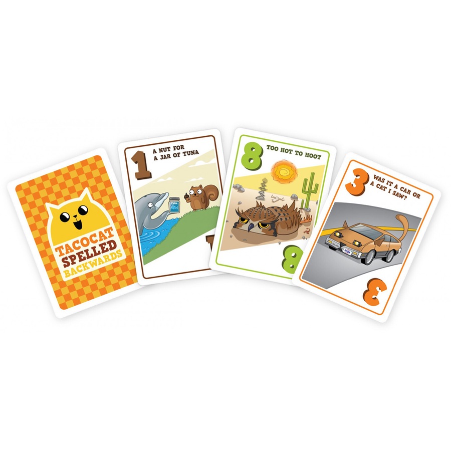 Exploding Kittens Tacocat Spelled Backwards Party Board Game Kids/Children 7y+