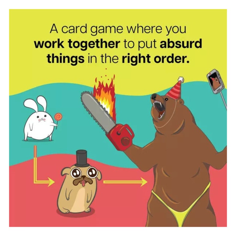 Exploding Kittens That Escalated Quickly Party Card Deck Game w/ Score Mat 10y+