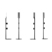 Ezymount EDS-V2 Aluminium 126cm Floor Stand Holder For Dyson Vacuum Cleaner Grey