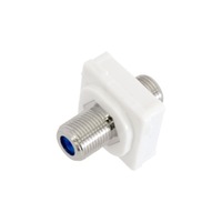 PRO2 PK4640 TV Antenna Jack F type to F Insert to Suit Clipsal Wall Plate