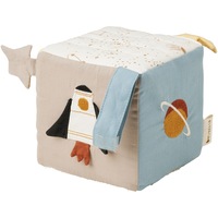 Fabelab 12cm Fabric Cube Space Cotton Activity Fun Play Toy Baby/Infant 0m+