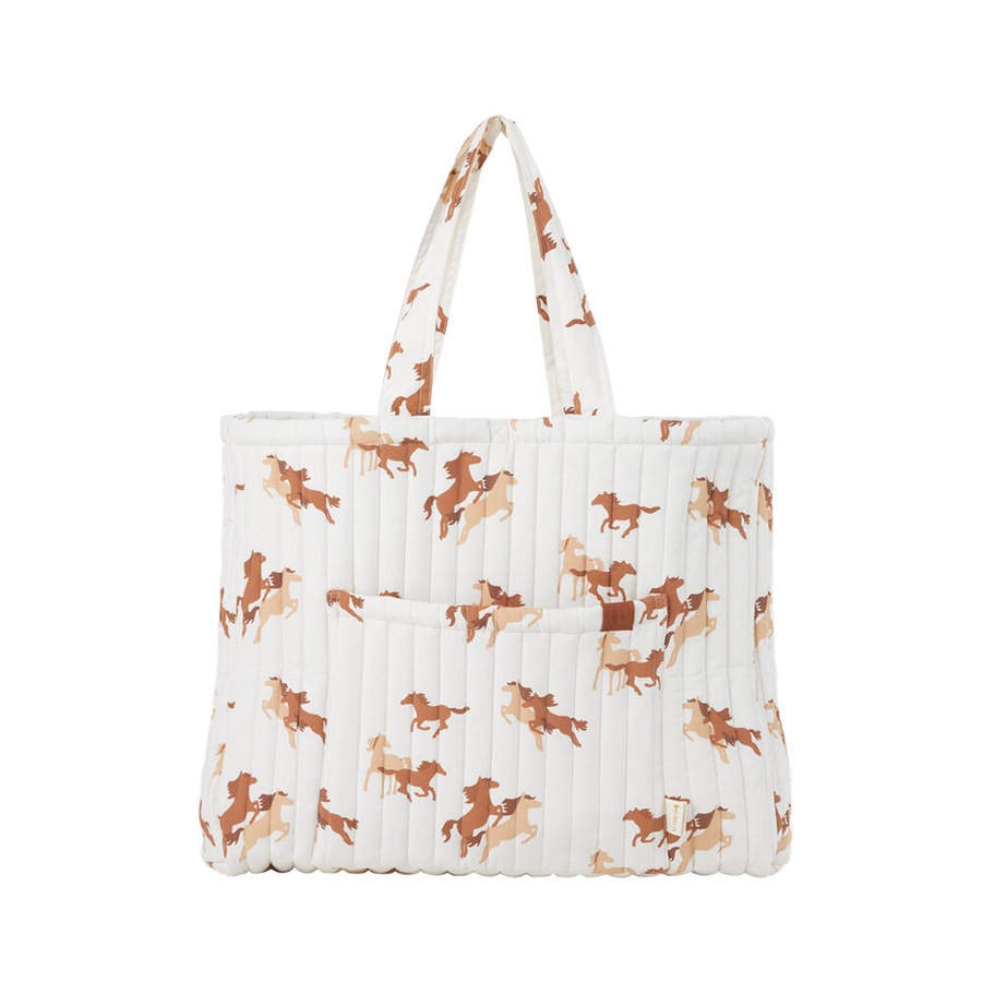 Fabelab Quilted 100% Organic Cotton Weekender Tote Bag 60cm Wild At Heart