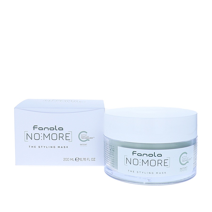 Fanola 200ml No More The Styling Mask Hair Volume Control Cream Silicone Free