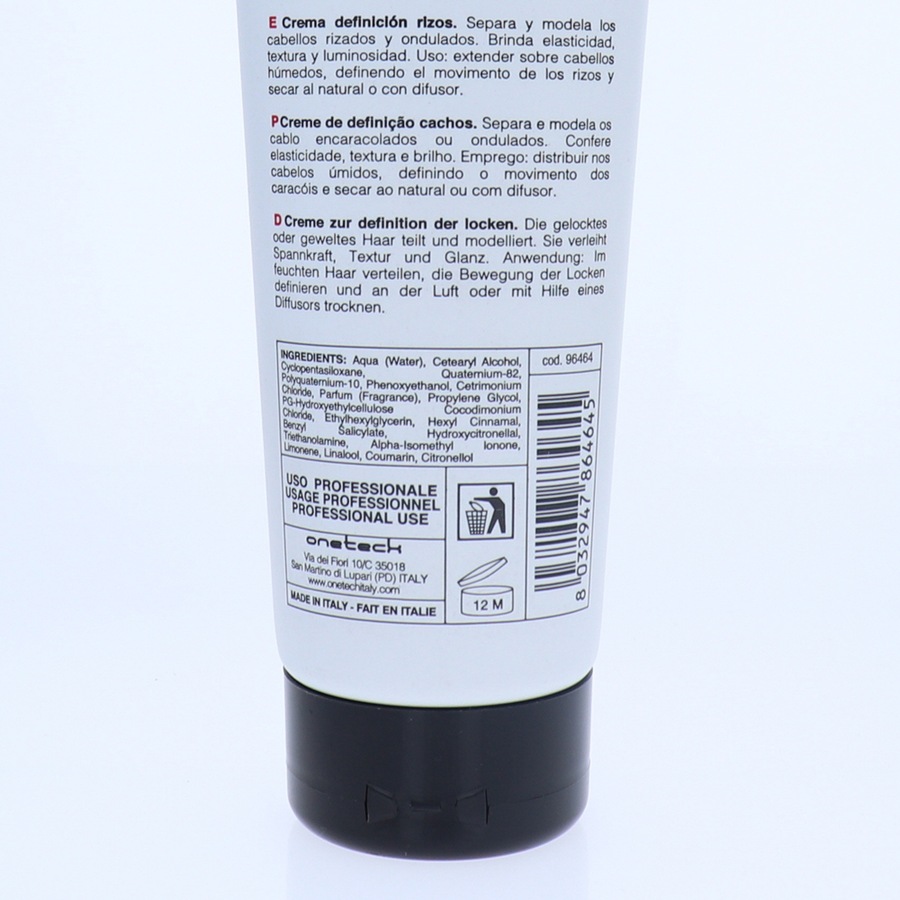 Fanola 250ml Styling Tools Easy Curl Definition Cream For Curly & Wavy Hair