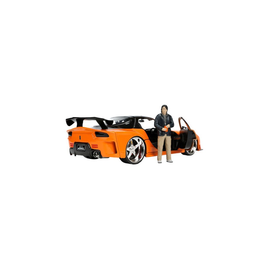 Fast & Furious Tokyo Drift Han w/ 1995 Mazda RX7 1:24 Scale Die-Cast Vehicle Toy