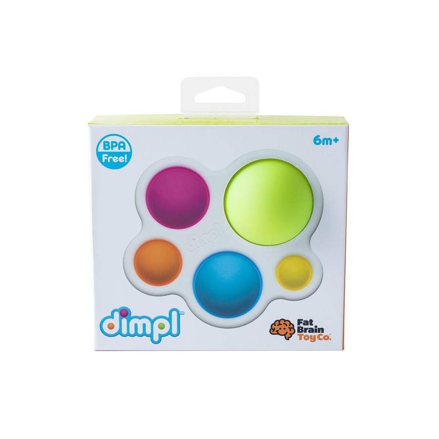 Fat Brain Toy Co Dimpl for 10m-24m Babies/Infants Colour Pop Sensory Bubble Toy