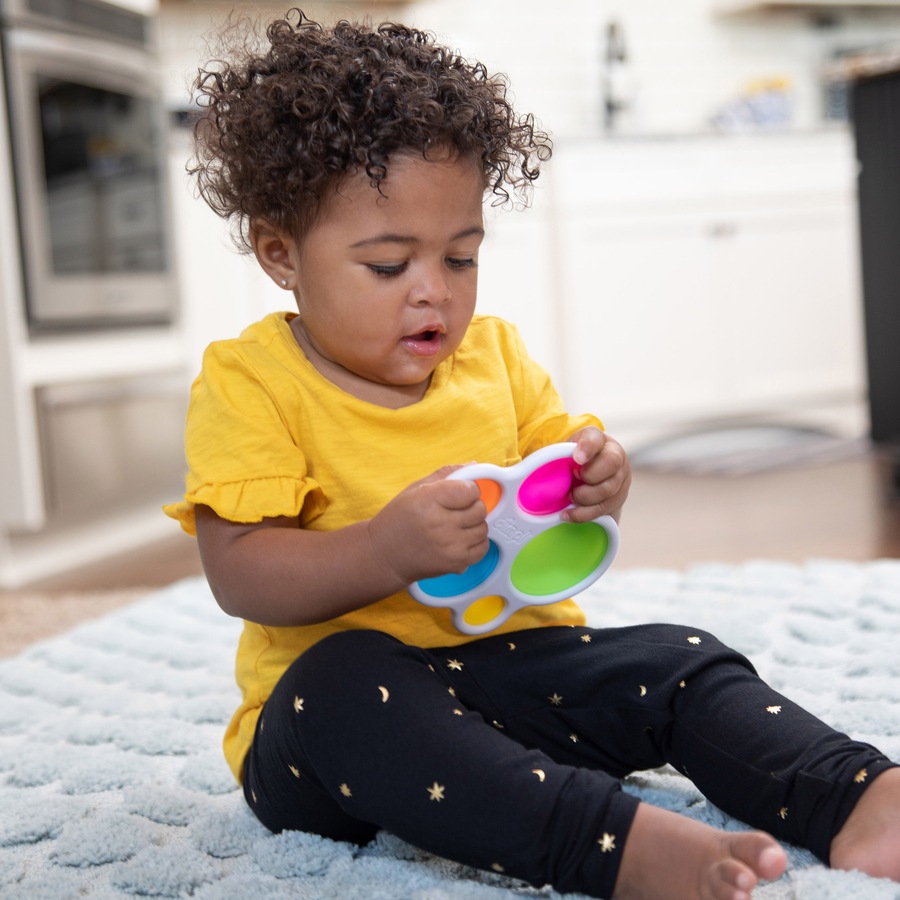 Fat Brain Toy Co Dimpl for 10m-24m Babies/Infants Colour Pop Sensory Bubble Toy