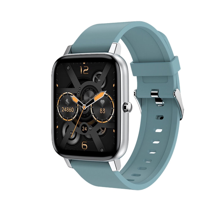 Fitsmart Multi-Function Bluetooth Wireless Android/IOS Smartwatch 43mm Blue