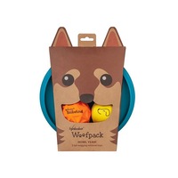 Formula Sports Rubber Woofpack Ball/Disc Outdoor Pet/Dog Fetch Throw Beach Toy